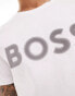 Фото #2 товара BOSS Green logo t-shirt in grey