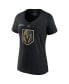 Women's Jack Eichel Black Vegas Golden Knights 2023 Stanley Cup Champions Plus Size Name and Number V-Neck T-shirt
