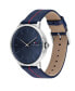 ფოტო #3 პროდუქტის Men's Navy Nylon Strap Watch 43mm