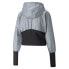 Фото #4 товара Puma Train Ultra Woven Knit Full Zip Jacket Womens Grey Casual Athletic Outerwea