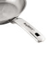 Фото #4 товара Belly 18/10 Stainless Steel 3 Piece Fry Pan and Skillet Set