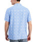 Фото #2 товара Men's Colette Medallion-Print Resort Camp Shirt, Created for Macy's
