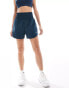 Фото #2 товара Nike Training One high waisted 3 inch shorts in navy