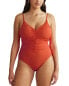 Фото #1 товара Boden Ruched V-Neck Swimsuit Women's Uk 6 / Us 2