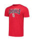 ფოტო #4 პროდუქტის Men's Charcoal, Red St. Louis Cardinals Meter T-shirt and Pants Sleep Set