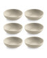 Фото #1 товара 8" Planta Artisan 6-Piece Low Bowl Set, 43.3 oz