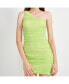 ფოტო #1 პროდუქტის Women's Samara Ruched Mesh Dress