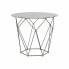 Side table DKD Home Decor Black Metal Crystal Golden (70 x 70 x 60 cm)