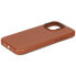 Чехол для смартфона Decoded Leder Case с MagSafe для iPhone 15 Pro, бронзового цвета.