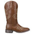 Roper Aster Embroidered Square Toe Cowboy Womens Brown Casual Boots 09-021-0191
