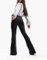 Фото #5 товара ASOS DESIGN Hourglass sculpting super stretch flare jeans in black