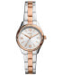 Women's Rye Three-Hand Date Two-Tone Stainless Steel Watch, 30mm