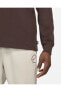 Фото #4 товара Sportswear Premium Essentials Long-sleeve M90 Pocket Kahverengi Erkek Sweatshirt