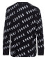 ფოტო #7 პროდუქტის Big Boys Waffle All Over Print Long Sleeve Essentials T-shirt