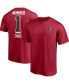 ფოტო #2 პროდუქტის Men's Red Tampa Bay Buccaneers #1 Dad T-shirt
