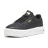 Фото #2 товара Puma Cali Court Lth Lace Up Womens Black Sneakers Casual Shoes 39380204