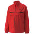 Фото #1 товара Puma Vogue X Woven Striped FullZip Jacket Womens Red Casual Athletic Outerwear 5