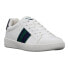 Фото #2 товара Ben Sherman Hampton Stripe Lace Up Mens White Sneakers Casual Shoes BSMHAMPSV-1