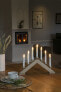 Фото #3 товара Konstsmide 7 Bulb Candlestick Beige - Light decoration figure - Beige - Wood - IP20 - White - 7 lamp(s)
