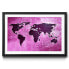 Gerahmtes Bild Worldmap No.4