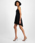 Фото #2 товара Juniors' One-Shoulder Double-Strap High-Low Dress