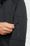 Фото #4 товара Sportswear Fleece Full Zip Hoodie Kapüşonlu Unisex Sweatshirt Siyah