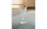 Cut crystalline wine glass