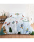 Фото #1 товара Snowy Day 100% Cotton Duvet & Pillowcase Set - Twin