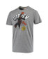 ფოტო #3 პროდუქტის Men's James Harden Heather Gray Brooklyn Nets Comic Book Player Tri-Blend T-shirt