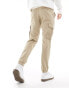 Фото #5 товара Jack & Jones 2 pack cuffed cargo trouser in beige & grey