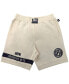 Фото #2 товара x NBA Men's and Women's Cream Brooklyn Nets Culture Hoops Premium Classic Fleece Shorts