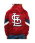 Фото #2 товара Men's Red St. Louis Cardinals Force Play II Half-Zip Hooded Jacket