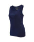 Women's Navy Dallas Cowboys Triple Tonal Racerback Tank Top