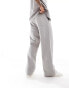 Фото #5 товара ASOS DESIGN co-ord wide baggy trousers with elasticated waist in neutral