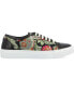 ფოტო #2 პროდუქტის Men's Jack Handcrafted Leather and Floral Jacquard Low Top Casual Lace-up Sneakers