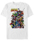 Marvel Men's Classic Comics Super Heroes Secret Wars Cover, Short Sleeve T-Shirt Белый, S - фото #1