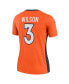 Фото #2 товара Women's Russell Wilson Orange Denver Broncos Alternate Legend Jersey