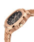 ფოტო #2 პროდუქტის Men's Potente Automatic Ion Plating Rose Stainless Steel Bracelet Watch 40mm