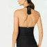 Фото #2 товара Calvin Klein 259566 Women's Liquid Shirred Halter Tankini Top Swimwear Size S