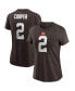 Фото #3 товара Women's Amari Cooper Brown Cleveland Browns Player Name & Number T-shirt