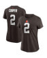 ფოტო #3 პროდუქტის Women's Amari Cooper Brown Cleveland Browns Player Name & Number T-shirt