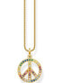 Thomas Sabo KE2170-996-7 Peace Rainbow Ladies Necklace, adjustable