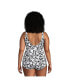 Фото #4 товара Plus Size Chlorine Resistant Soft Cup Tugless Sporty One Piece Swimsuit