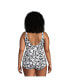 ფოტო #4 პროდუქტის Plus Size Chlorine Resistant Soft Cup Tugless Sporty One Piece Swimsuit