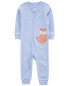 Фото #7 товара Toddler 1-Piece Fox 100% Snug Fit Cotton Footless Pajamas 2T
