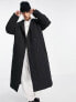 Фото #1 товара ASOS DESIGN oversized quilted trench coat in black