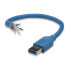 Фото #11 товара Techly ICOC-U3-AB-005-BL - 0.5 m - USB A - USB B - USB 3.2 Gen 1 (3.1 Gen 1) - 5000 Mbit/s - Blue
