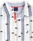 ფოტო #3 პროდუქტის Baby Boys Short Sleeve T-shirt, Print-Stripe Shirt and Twill Shorts, 3-Pc Set