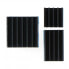 Фото #2 товара Set of heat sinks for Raspberry Pi - black with heat transfer tape - 3pcs.