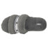 Фото #4 товара Puma Fluff Slide Womens Grey Casual Sandals 38493702